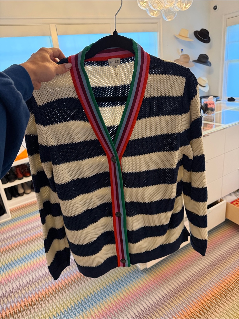 Kule Striped Cardigan size M